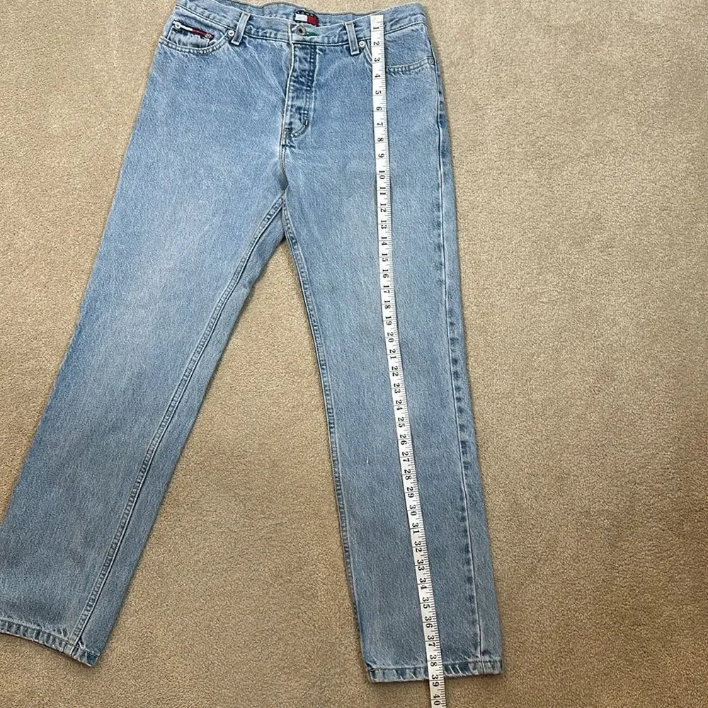 Tommy Hilfiger Jeans Denim 100% Cotton Vintage Y2K Button Fly Women Size 7